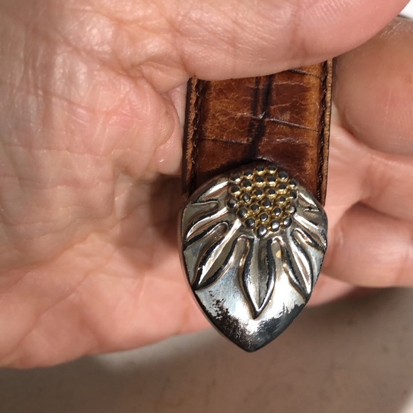 Vintage Arden Leather Co. Italian Croco Calfskin Belt - Picture 5 of 11